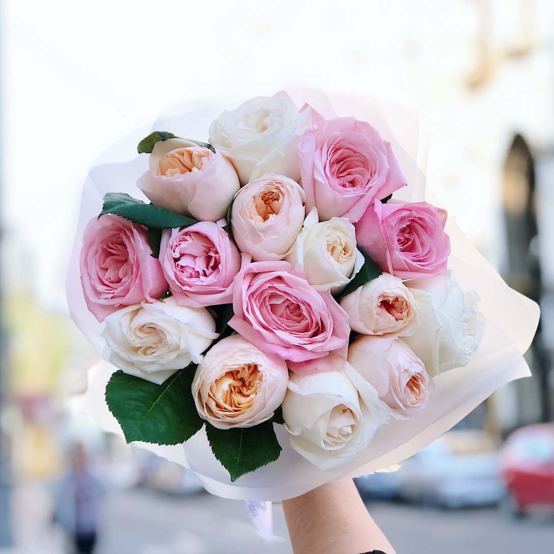 Микс из садовых роз №2