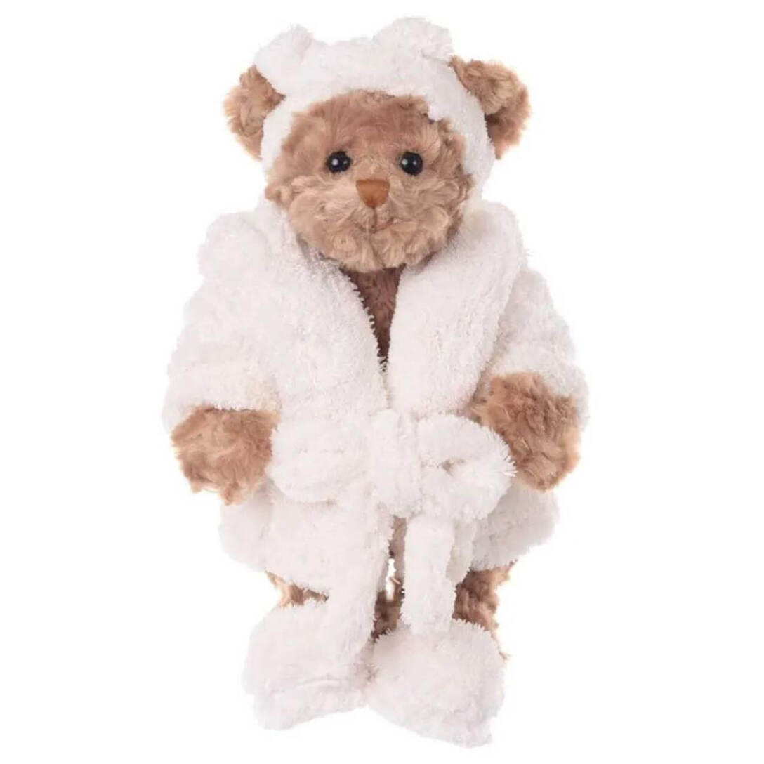 Мягкая игрушка медведь Миссис Буковски в халате «Bukowski» 30 см