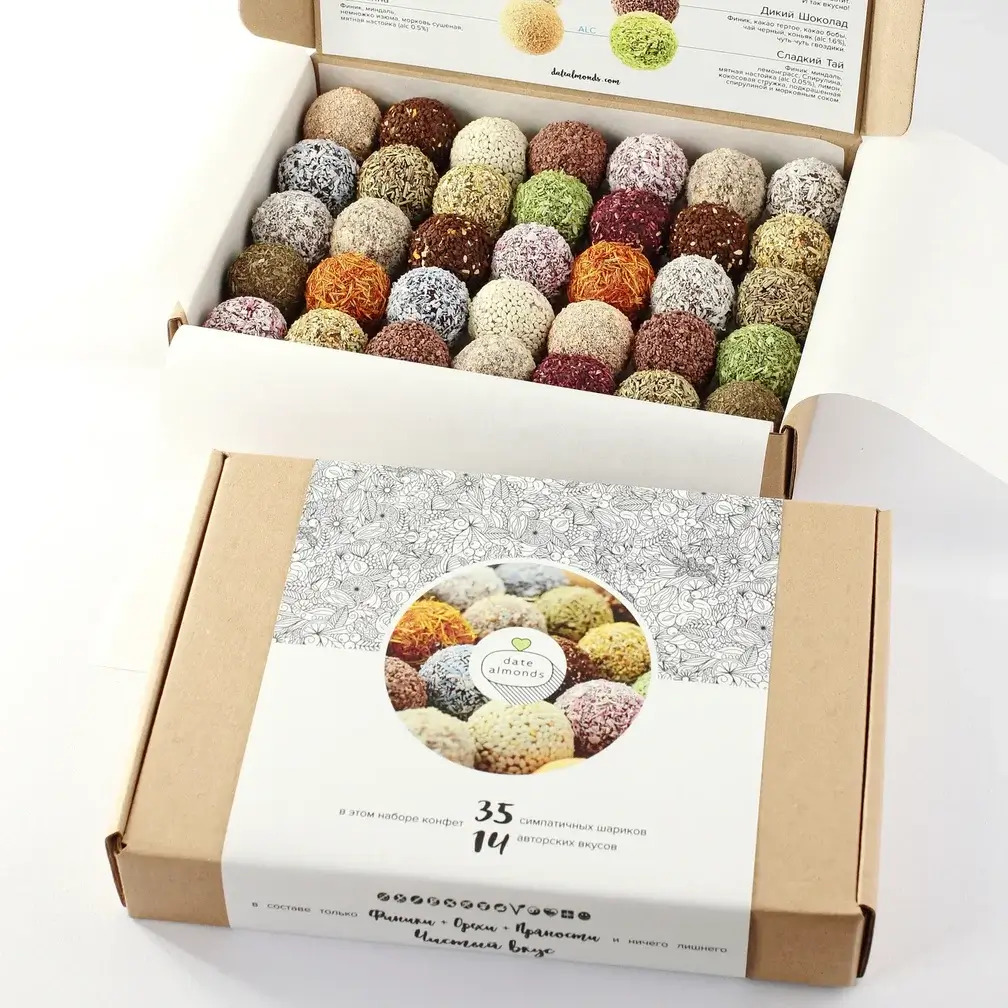 Набор полезных конфет 35х14 большой набор