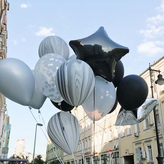 Набор шаров "Blvck" 16 шт