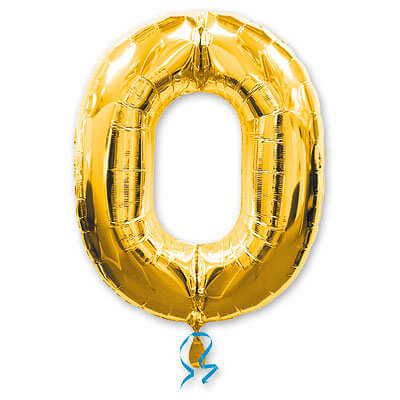 Воздушный шар "Цифра 0"