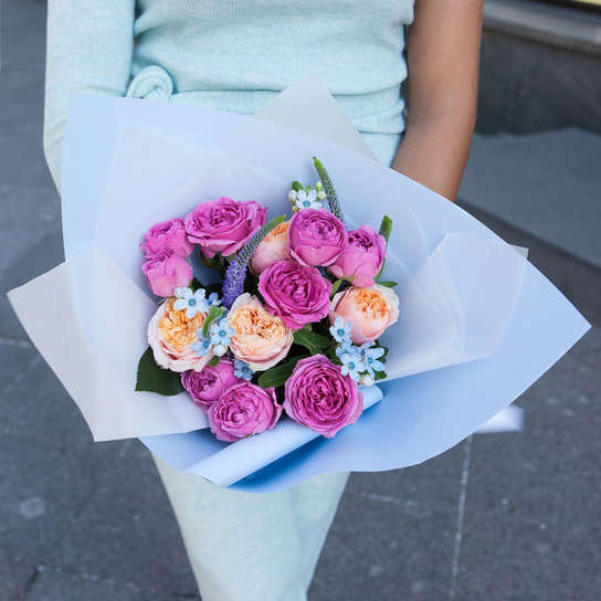 Букет "Magenta Blue" Фото 2