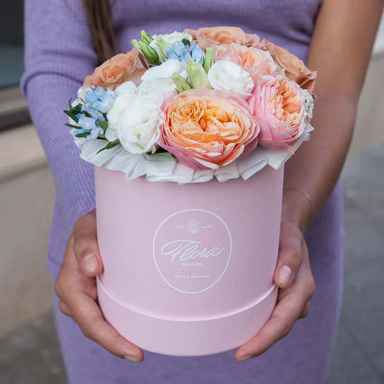 Шляпная коробка Demi "Terracota" PINK