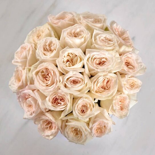 Шляпная коробка Grand "Розы White O'Hara" WHITE Фото 2