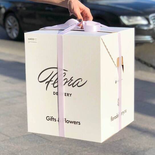 Букет из 25 роз "Pink Kenya" в вазе