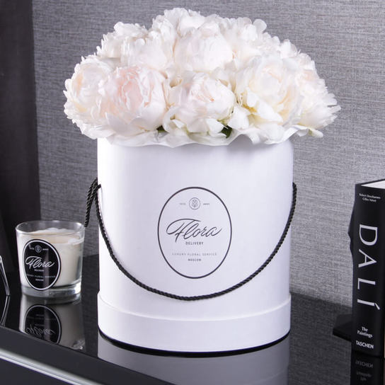 Шляпная коробка Grand "Madame Claude Taine" WHITE