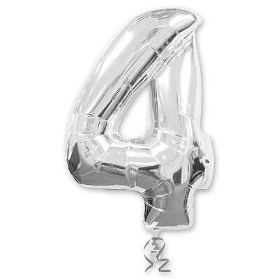 Воздушный шар "Цифра 4"