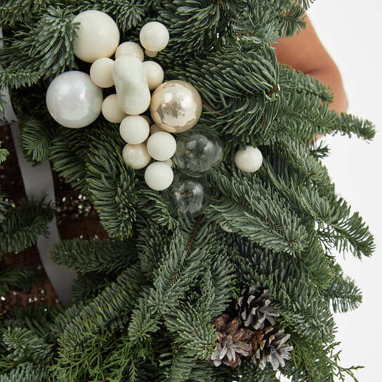 Венок новогодний "Пихтовый лес"