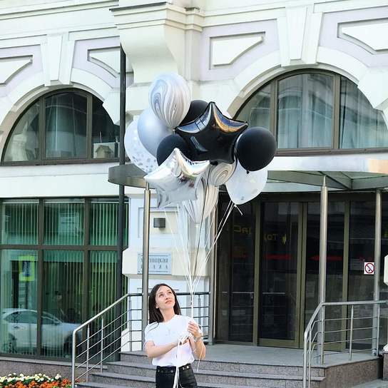 Набор шаров "Blvck" 16 шт