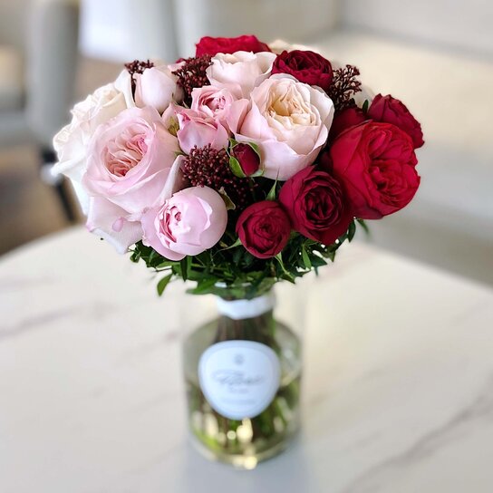 Букет Jaclyn в вазе Фото 3