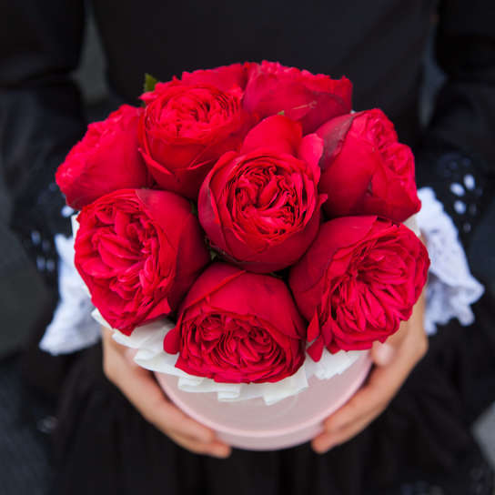 Шляпная коробка Demi "Роза Red Piano" PINK Фото 2