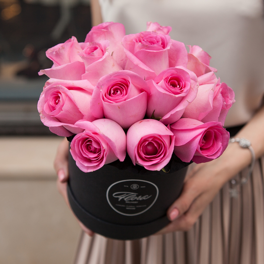 Шляпная коробка Demi "Розы Кения Cherry" BLVCK Фото 2