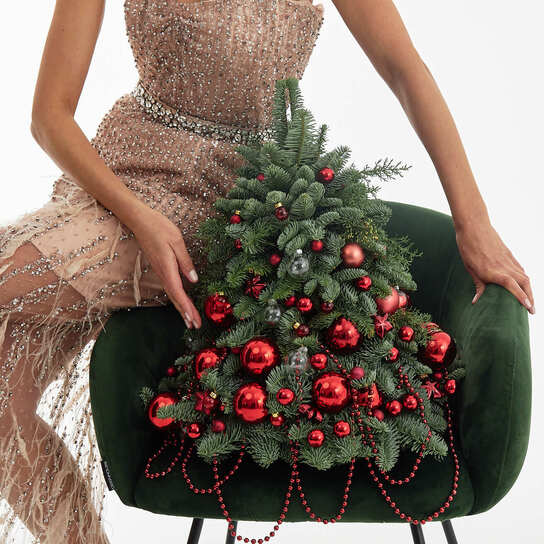 Новогодняя ель из нобилиса "Новый красный" Фото 2