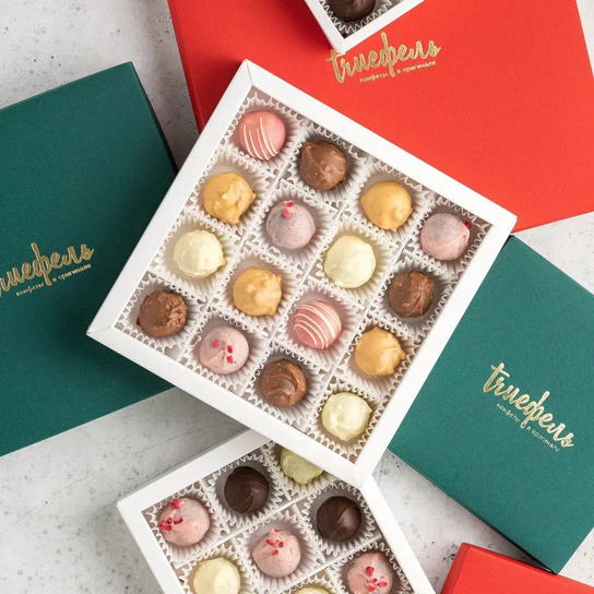 Конфеты ручной работы TRUEфель 9 шт (130гр)