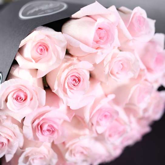 Букет из 25 роз "Senorita" BLVCK