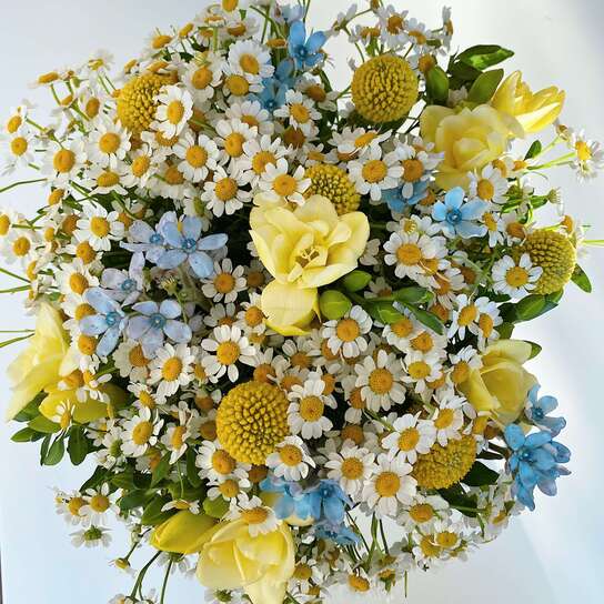 Букет "Twinkle" в вазе Фото 2