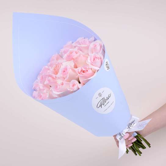 Букет 25 роз "Senorita" BLUE