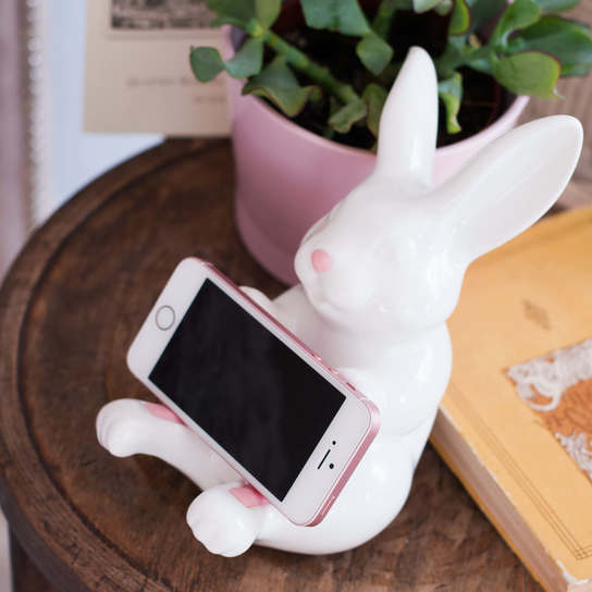 Кролик-держатель для телефона