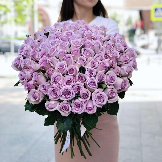 Букет из 101 розы "Purple"