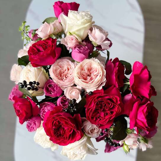 Букет селективных роз №1