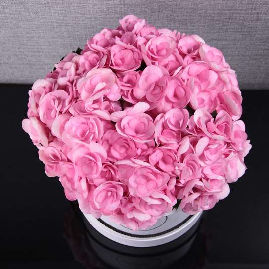 Шляпная коробка Grand "Гортензии Pink" WHITE Фото 2