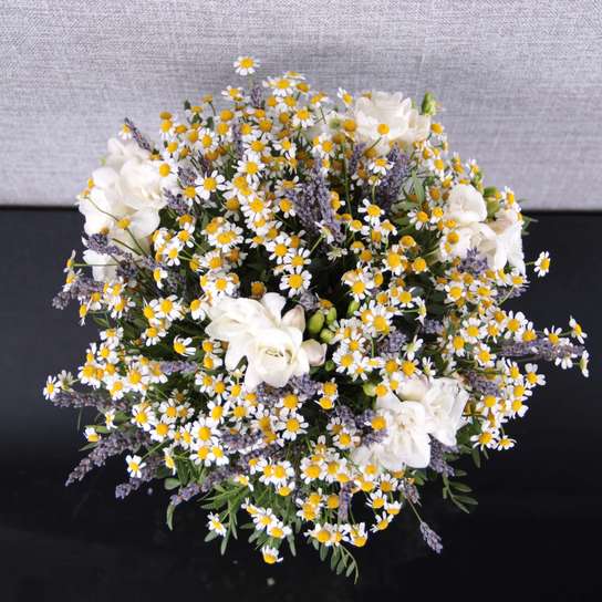 Букет с ромашками "Springfield" в вазе