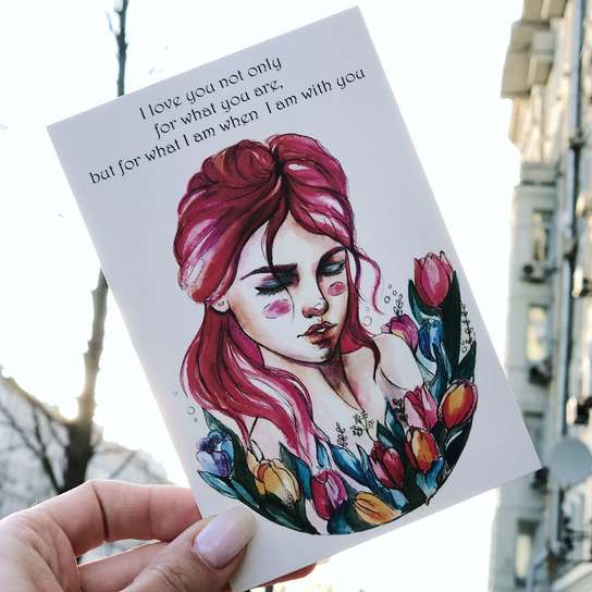 Открытка "Thank you for everything"