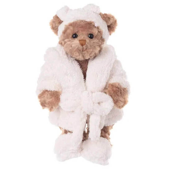 Мягкая игрушка медведь Миссис Буковски в халате «Bukowski» 30 см