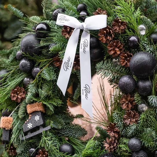 Венок новогодний "BLACK" Фото 2