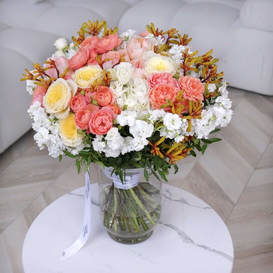 Букет "Gwinnett" в вазе Афина Фото 2