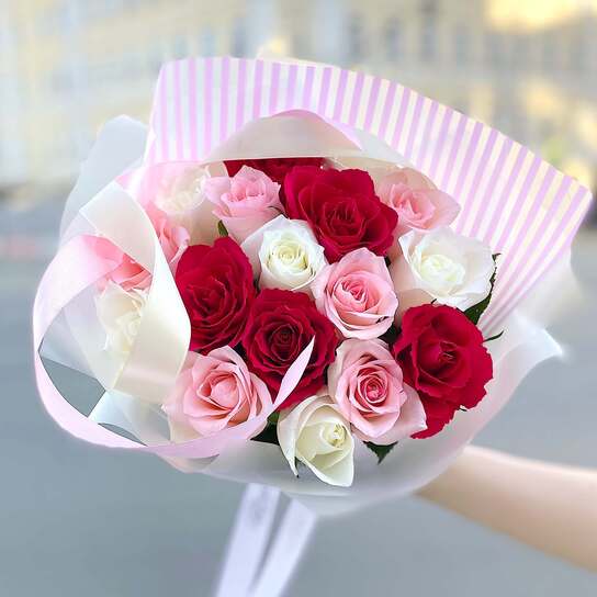 Букет Малиновый микс