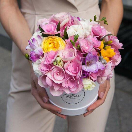 Шляпная коробка Demi "Fort-de-France" WHITE
