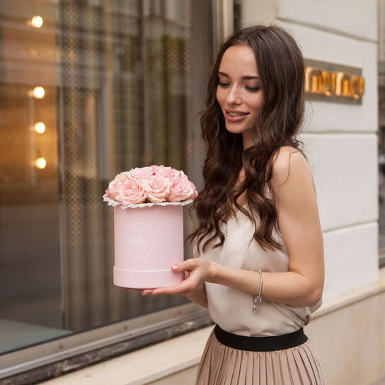 Шляпная коробка Demi "Розы Кения Pink" PINK Фото 3