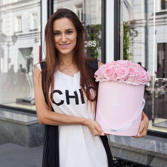 Шляпная коробка Grand "Розы Pink O'Hara" PINK Фото 3