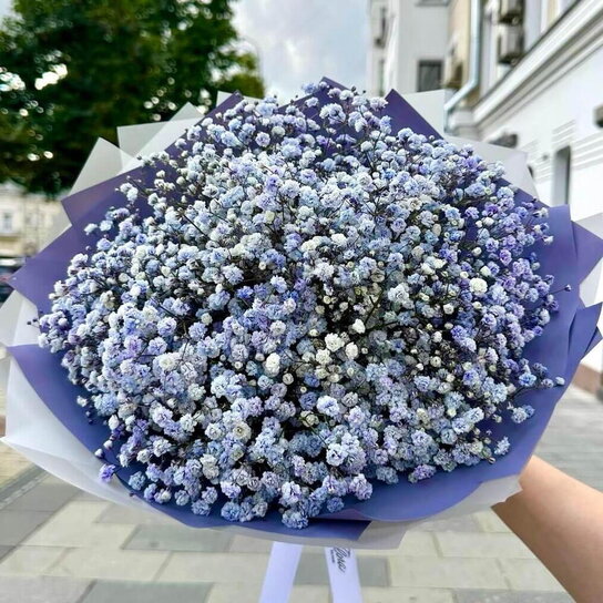 Букет из Лавандовой гипсофилы